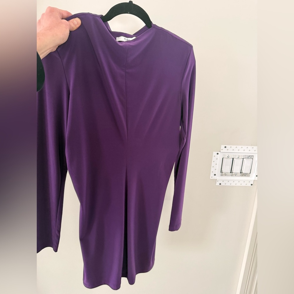 TIBI Drapey Jersey Tunic Top
Size M
Plum color
Worn once 
Perfect condition